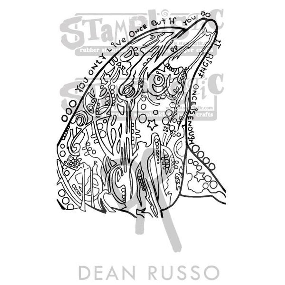 Dolphin Rubber Stamp Dean Russo