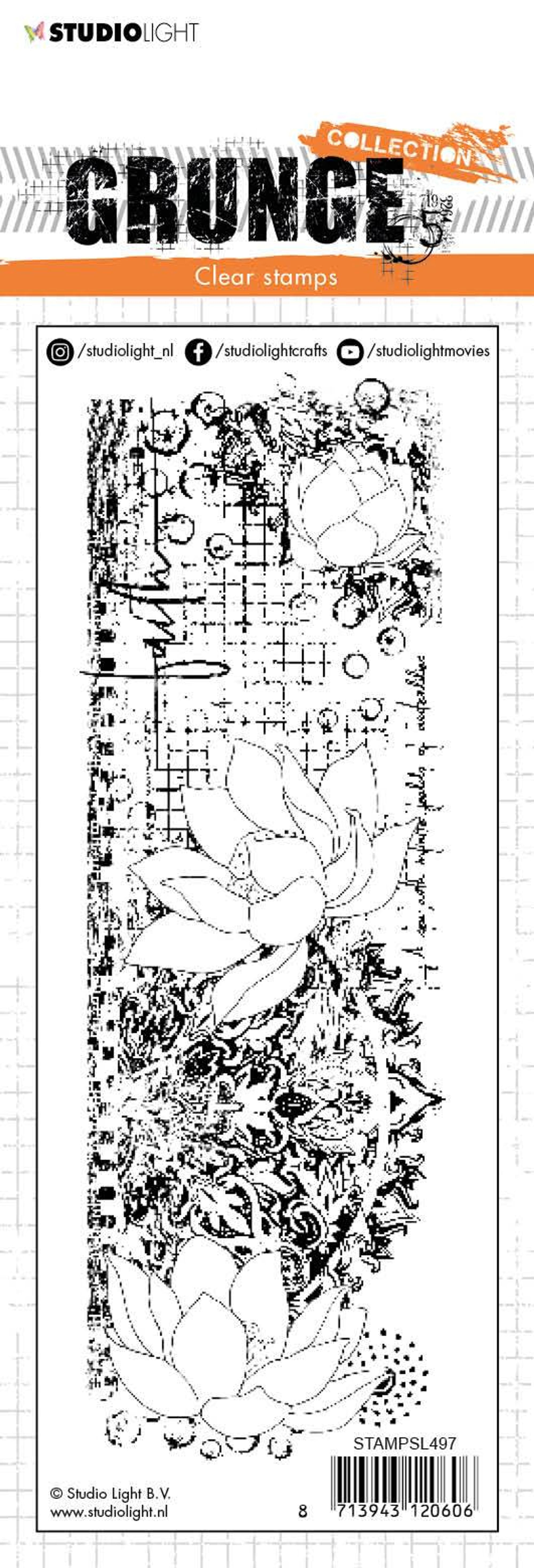 Clear Stamp Grunge Collection 74x210mm nr.497