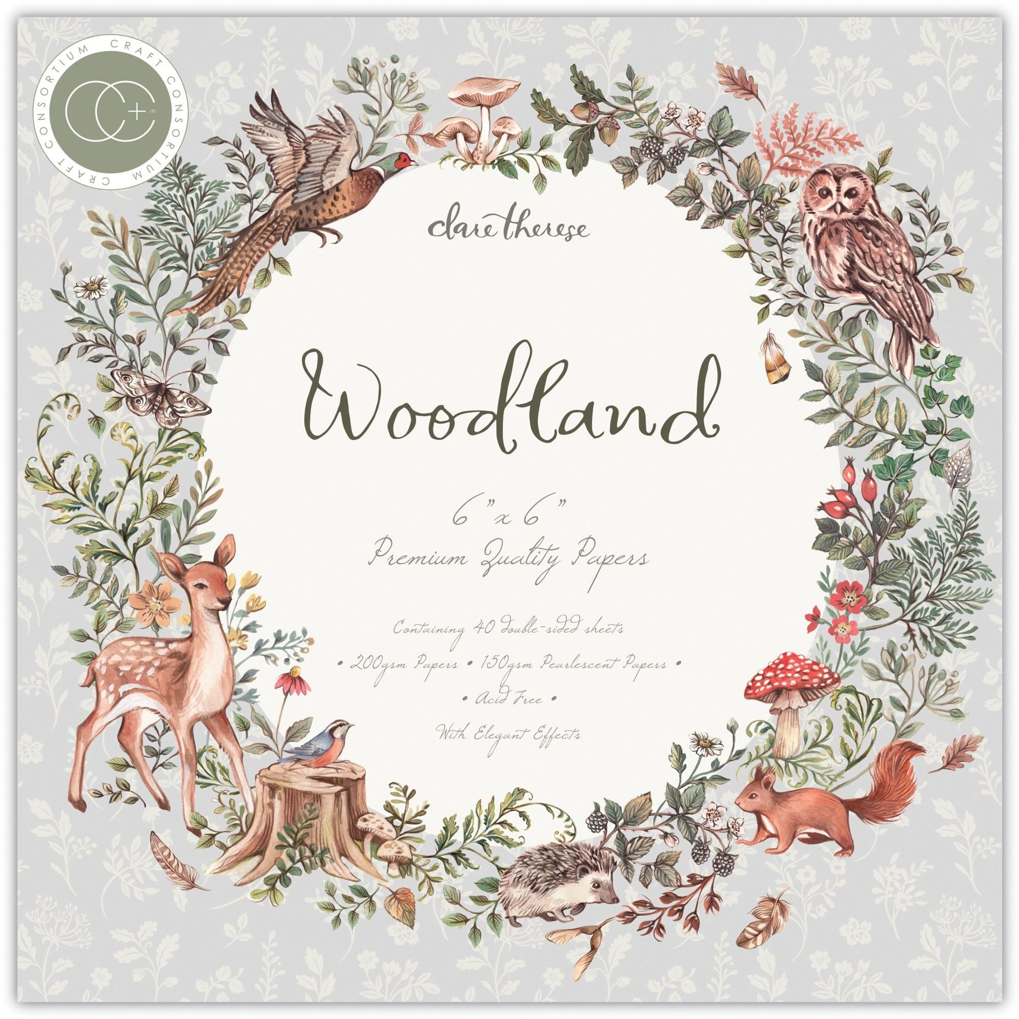 Woodland 6x6 Paper Pad