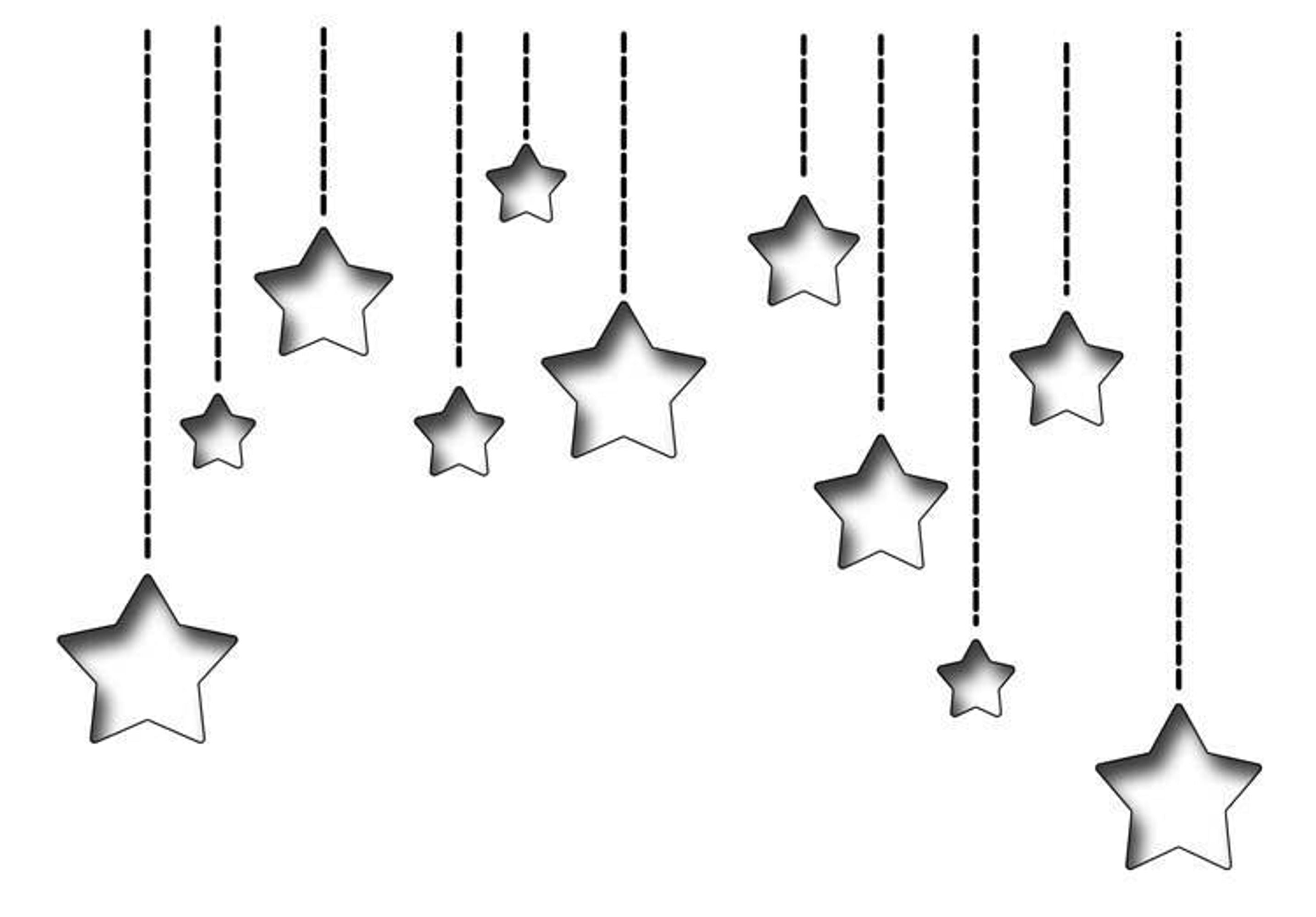 Frantic Stamper Precision Die - Dangling Stars