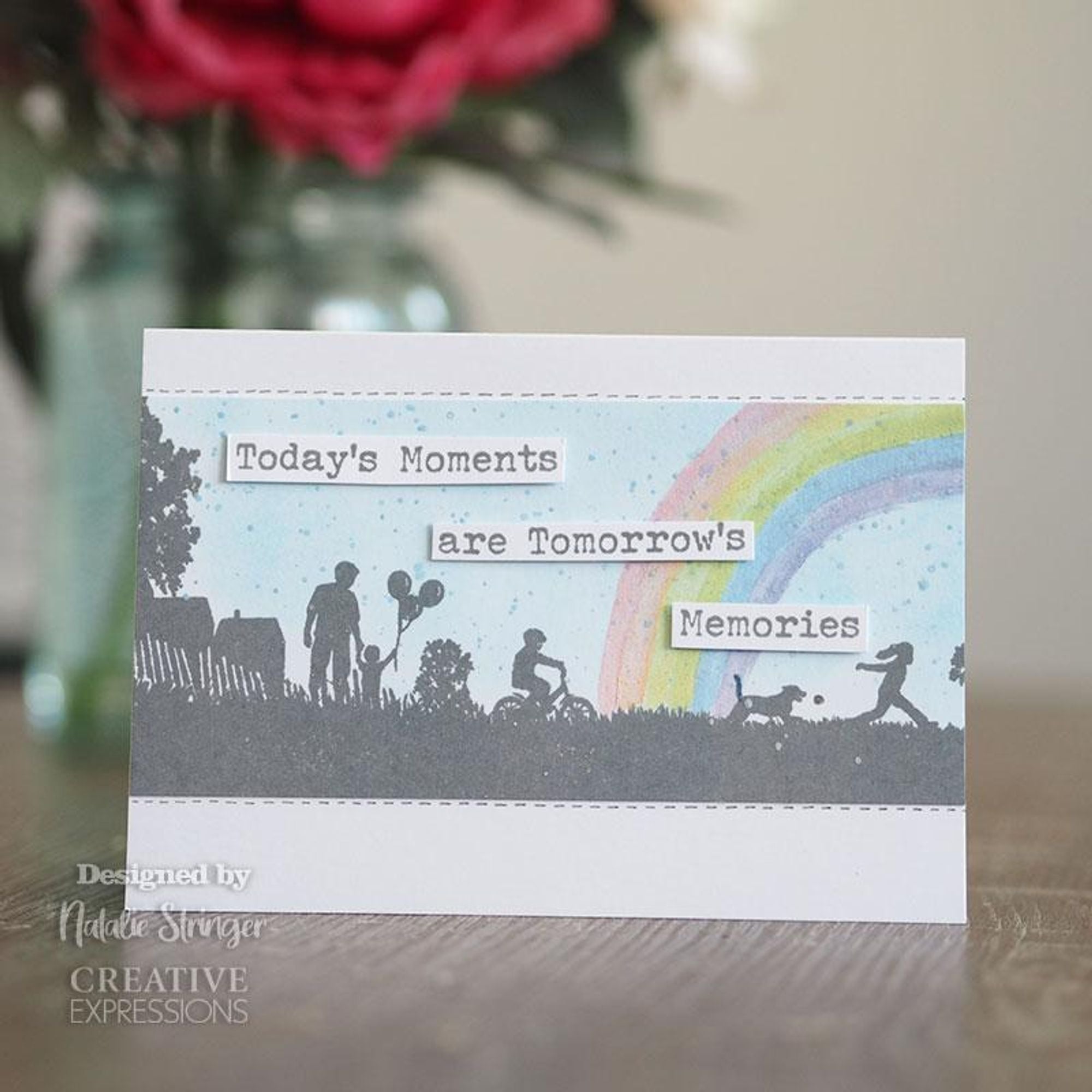 Creative Expressions Designer Boutique Collection Dad's Day Out DL Pre Cut Rubber Stamp