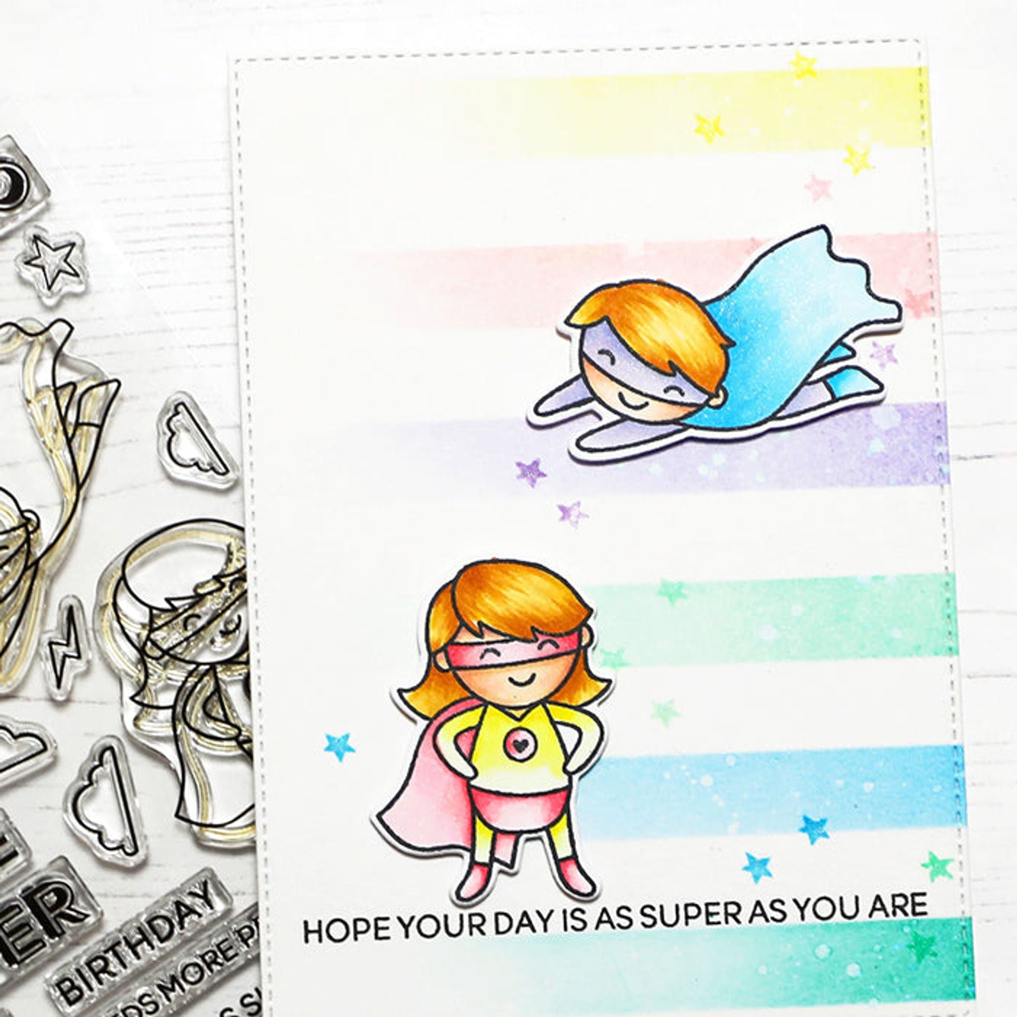 Superdudes Stamps
