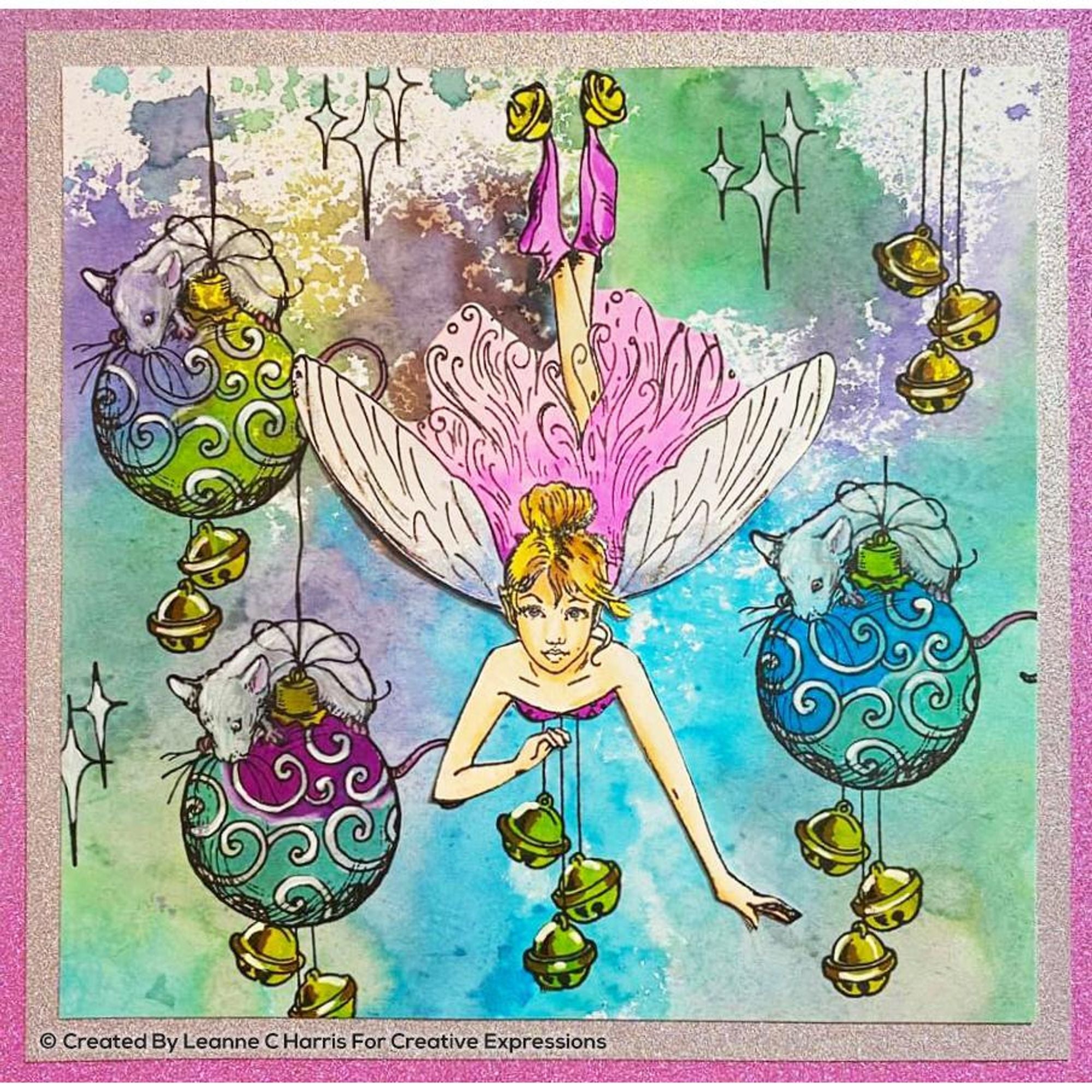 Guest Designer Natacha Chohra Twinkletoes A5 Clear Stamp Set