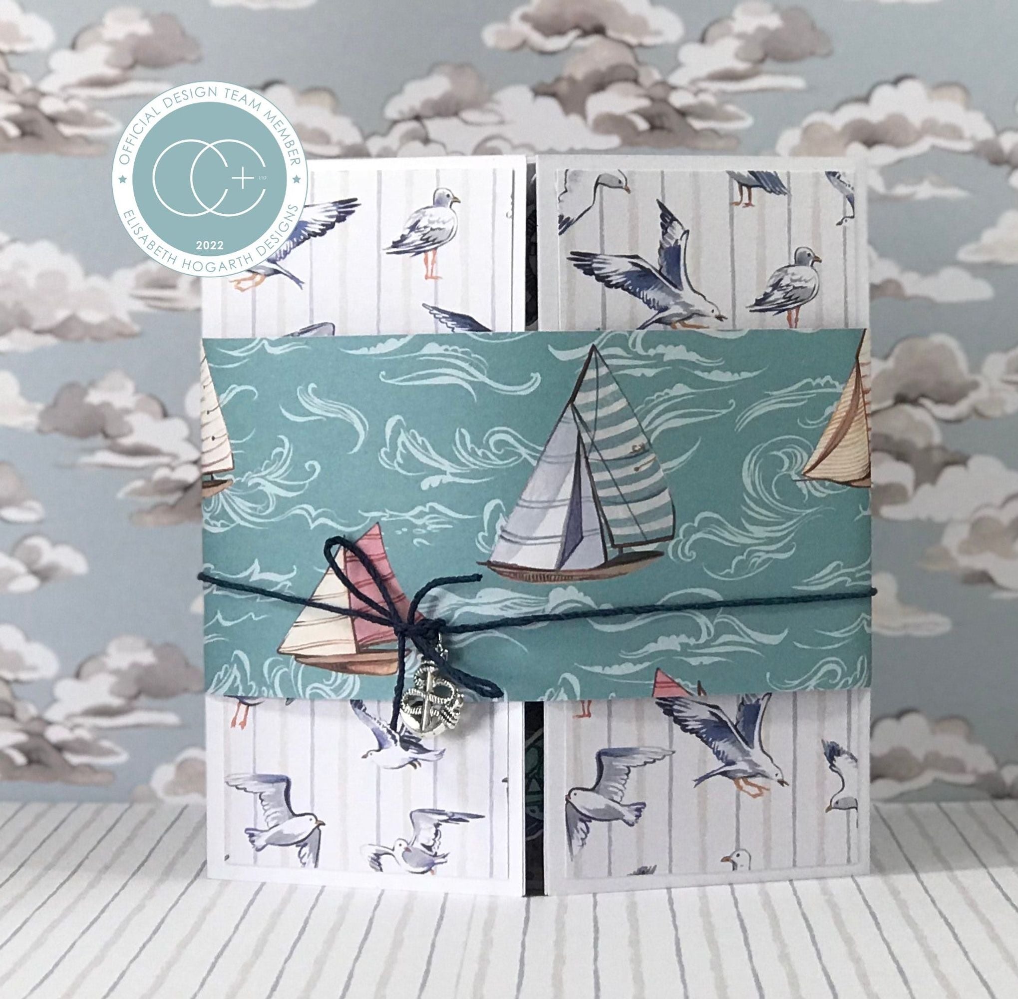 Sea Water Scrapbook Paper 30pc 6x6 Sheets Ocean Crafting Paper for