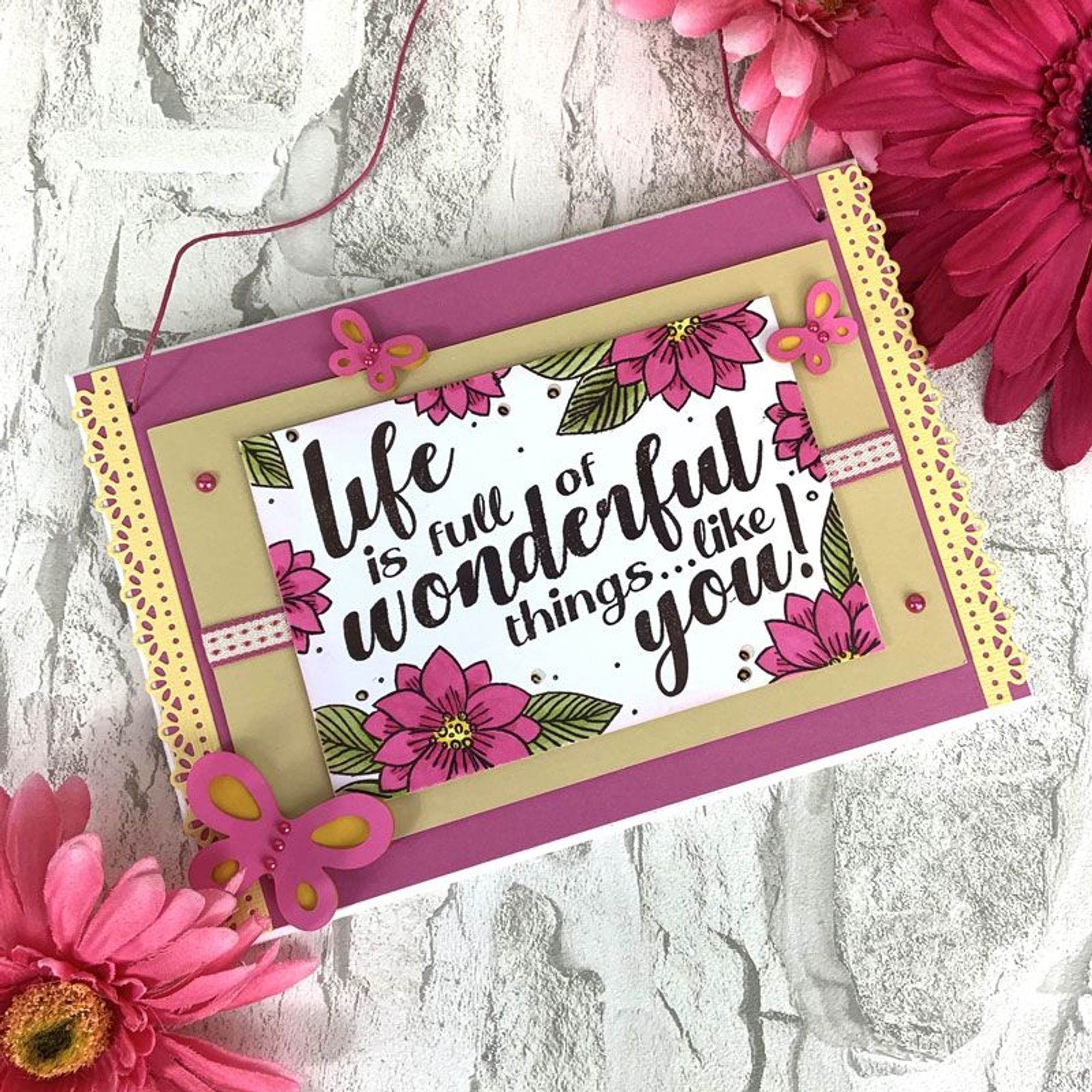 For the Love of Stamps - Wonderful Life A6 Stamp Set
