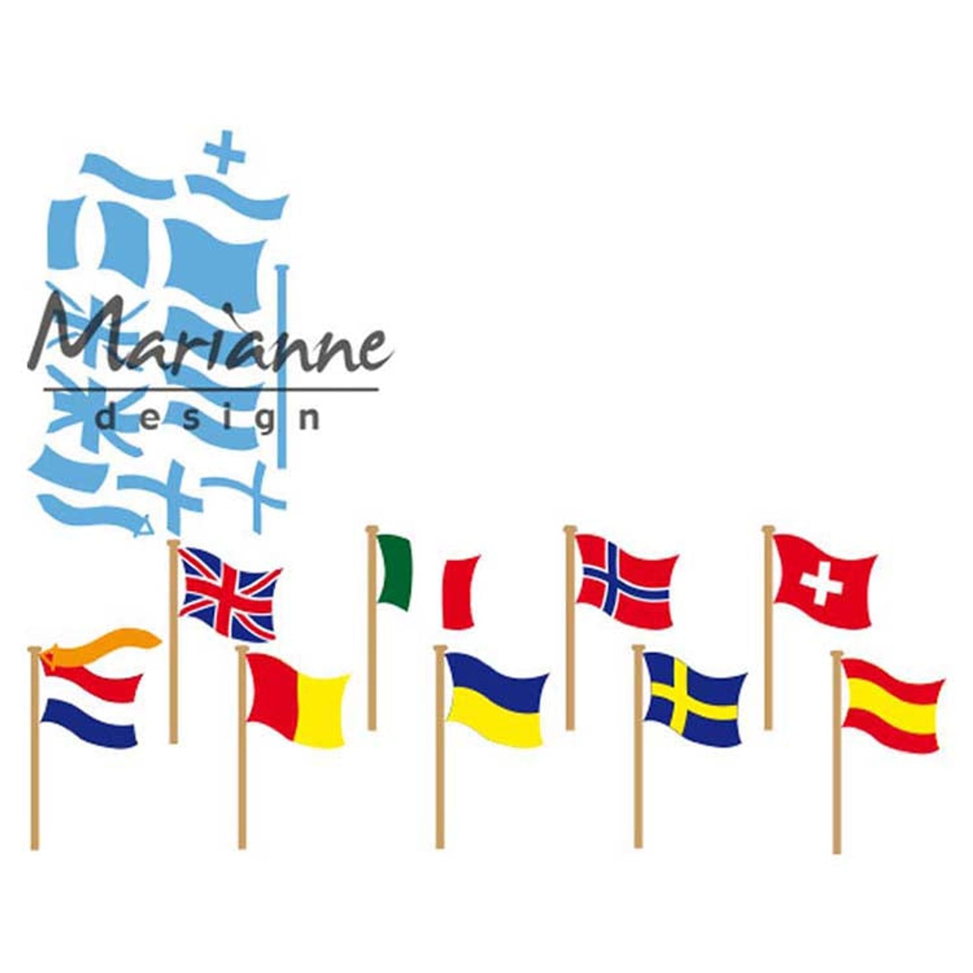 Marianne Design Creatables Flags