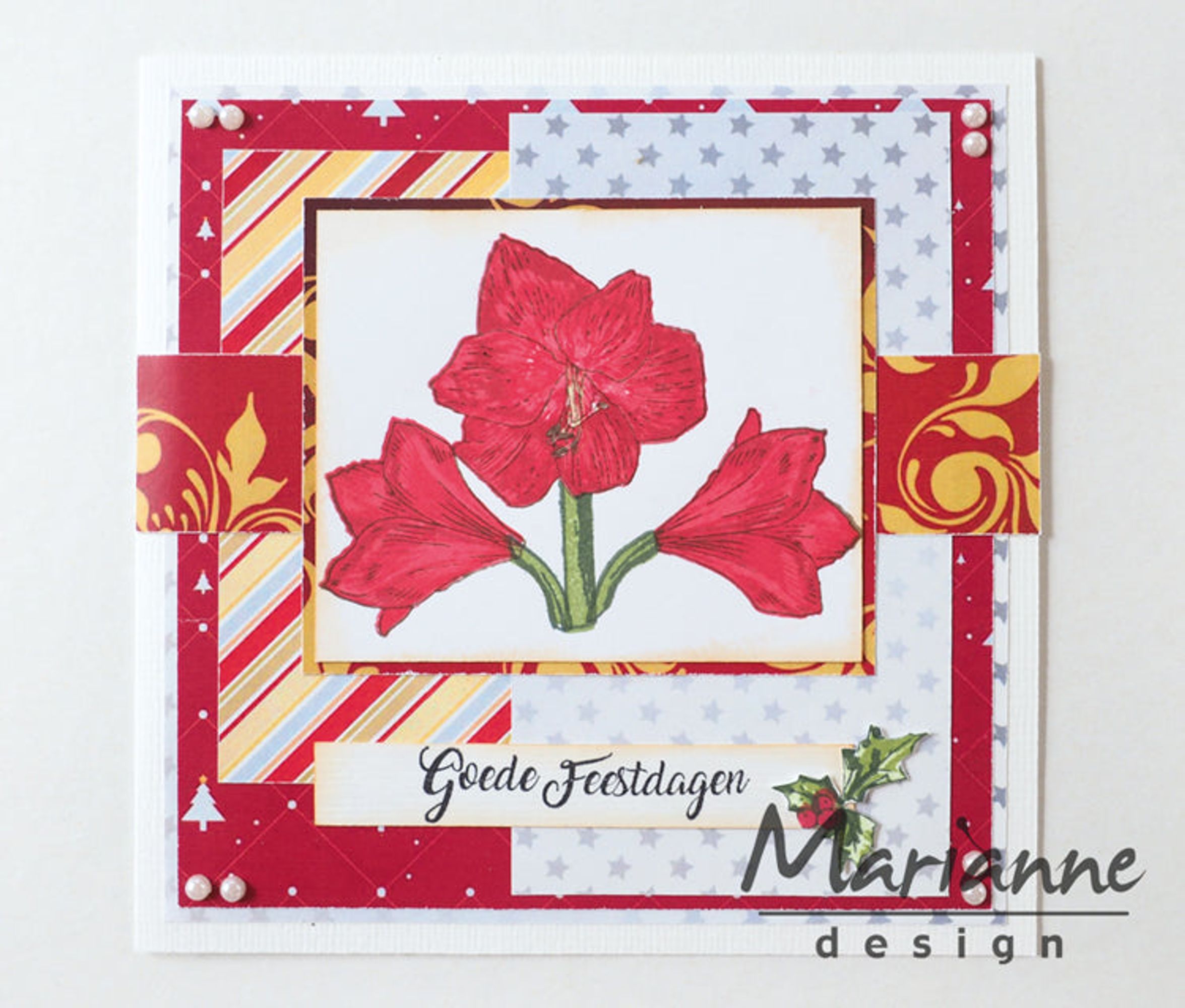 Marianne Design Layering Stamps Tiny's Amaryllis