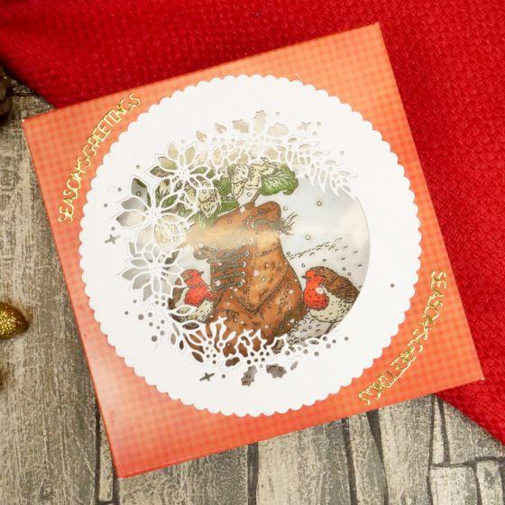 For The Love Of Stamps - Robin's Beautiful Bouquet A6 Stamp Set