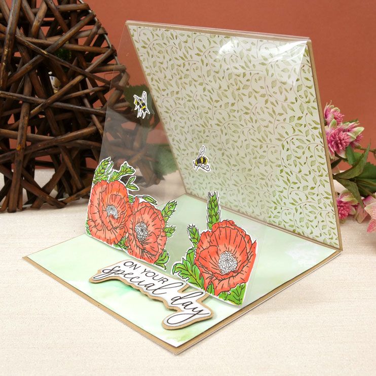 For The Love of Stamps - Poppy Meadow