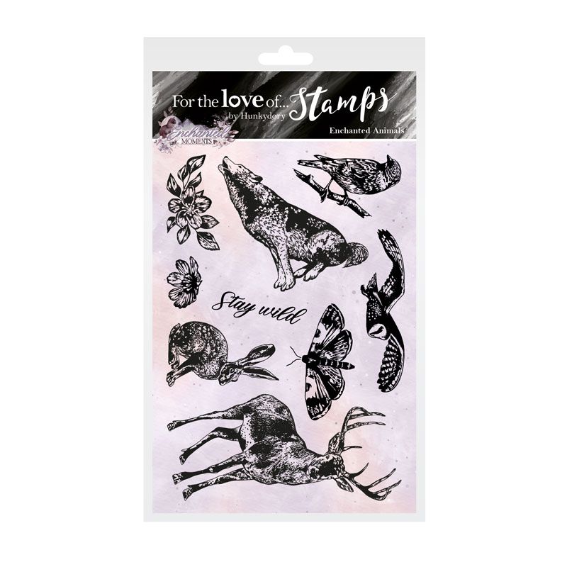 For The Love Of Stamps - Enchanted Animals A6 Stamp Set