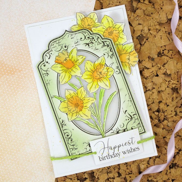 For The Love Of Stamps - Daffodil Joy
