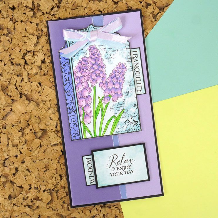 For The Love Of Stamps - Grape Hyacinth Happiness