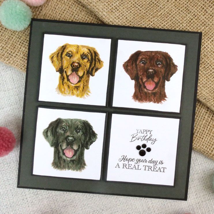 For The Love Of Stamps - Layering Golden Retriever