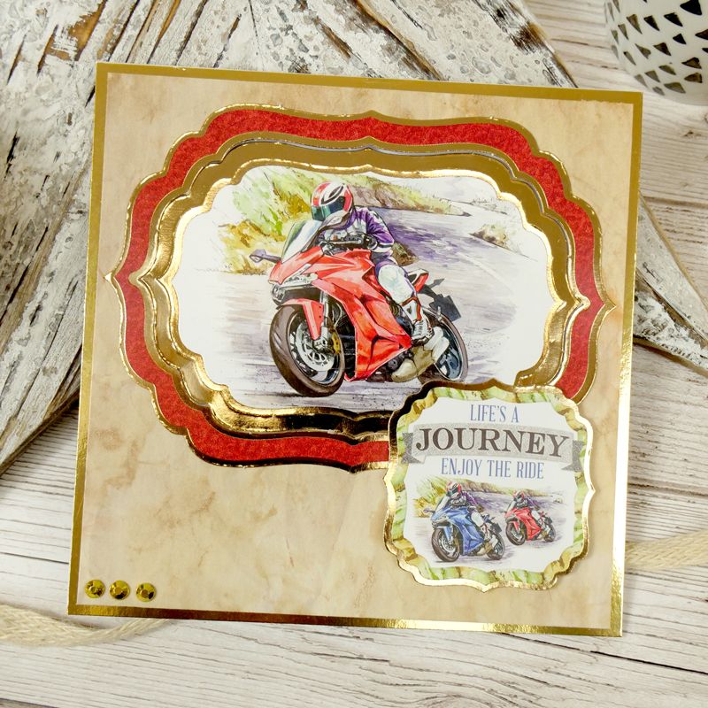 Hunkydory Favourites Toppers - Enjoy The Ride