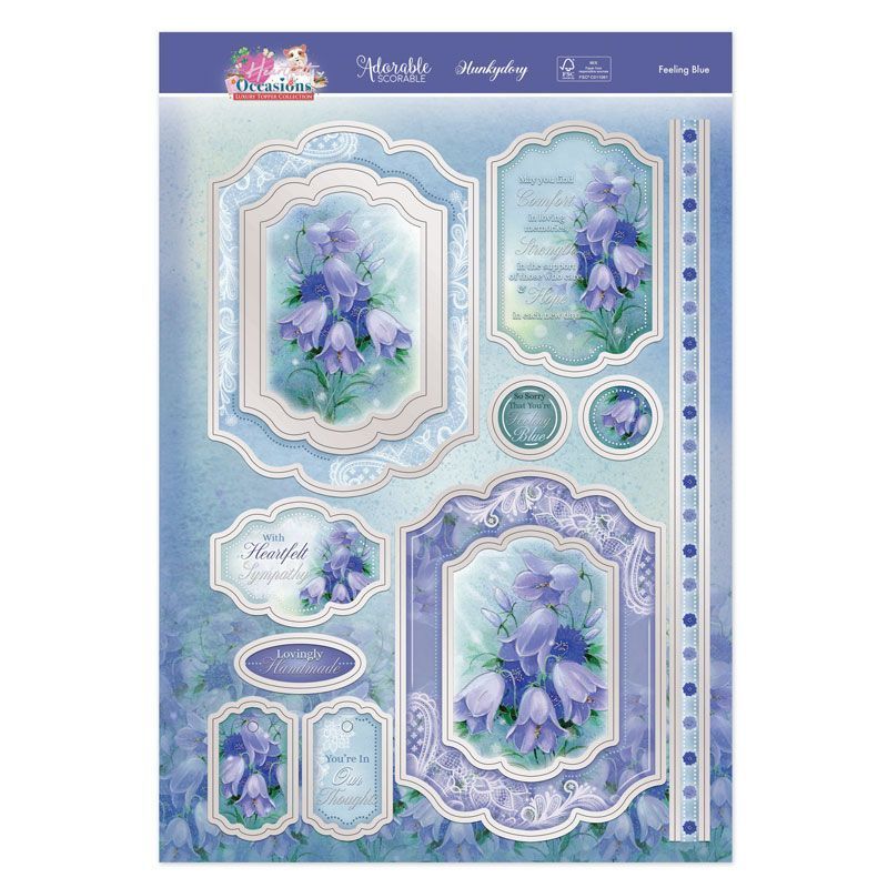 Feeling Blue Luxury Topper Set