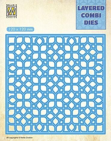 Nellie's Choice Layered Combi Dies Flower 3 Layer A