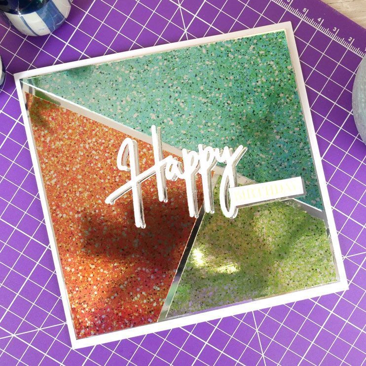 Mirri Card Specials - Glitter Ombré