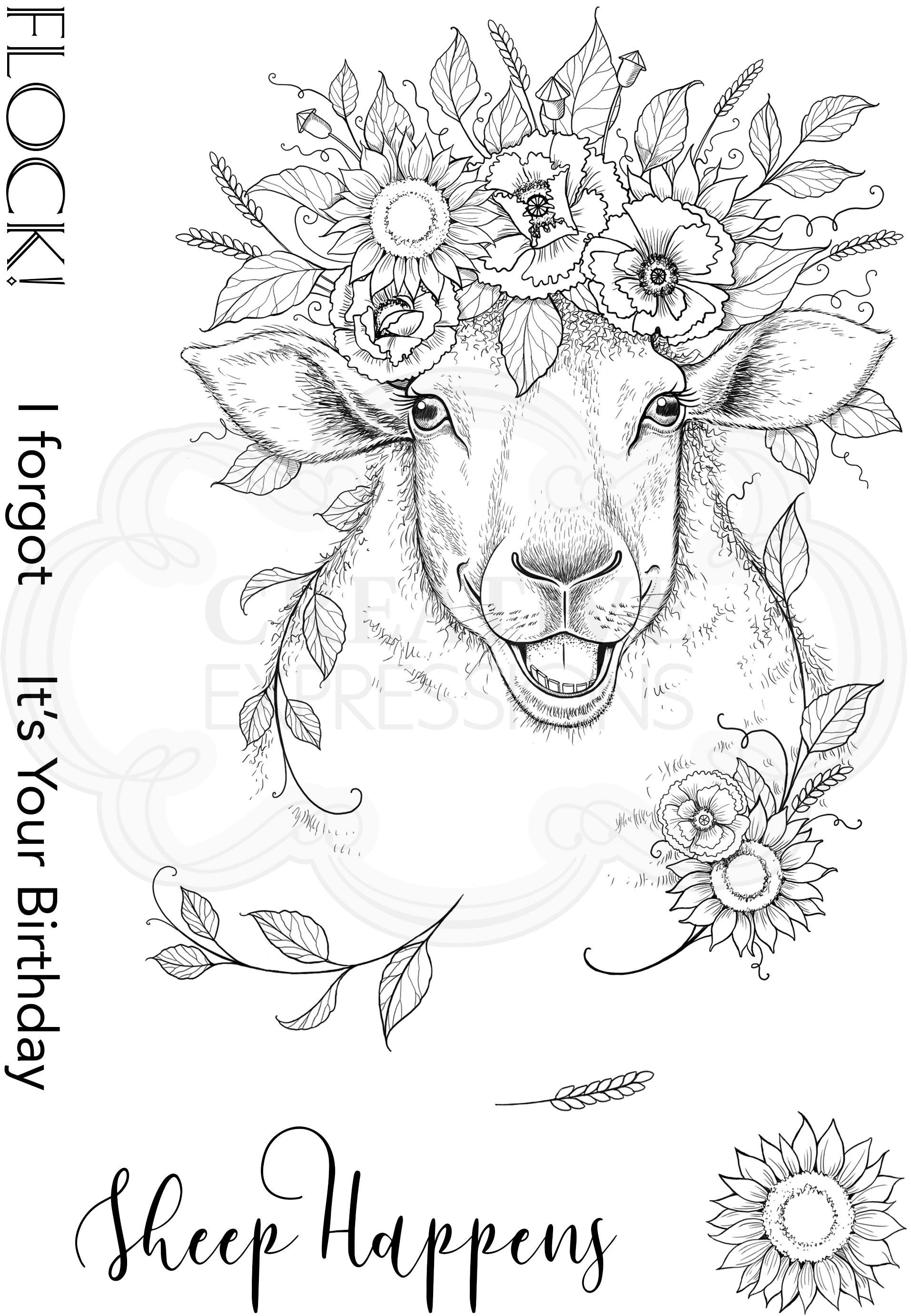 Baa-Bara A5 Clear Stamp Set