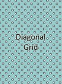 Pontura Stencil - Diagonal grid pattern