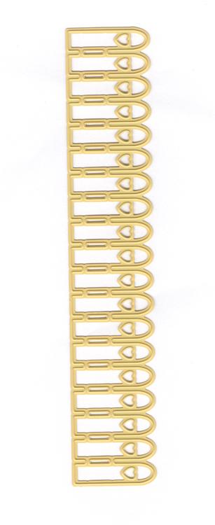 Shape Die - Heart Picket Fence