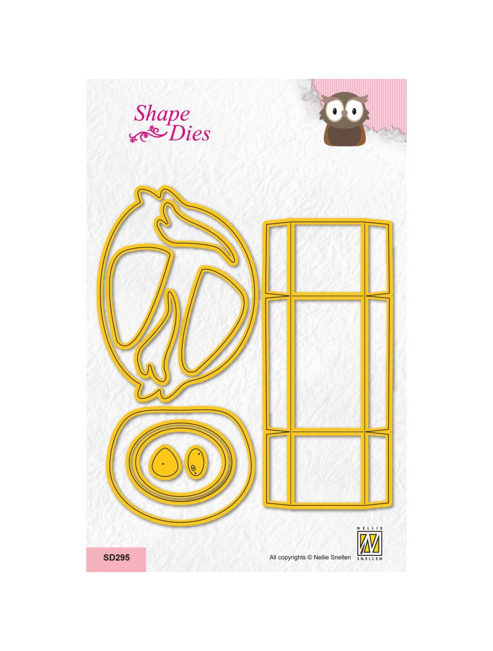Nellie's Choice - Cutting Die Giftbox Owl