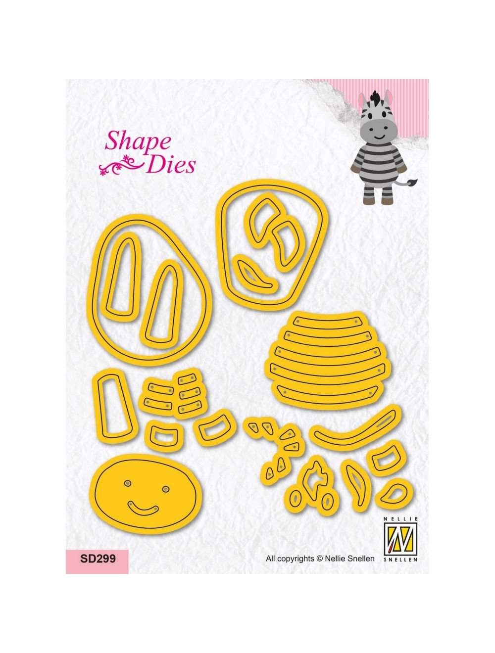 Nellie's Choice - Cutting Die Zebra