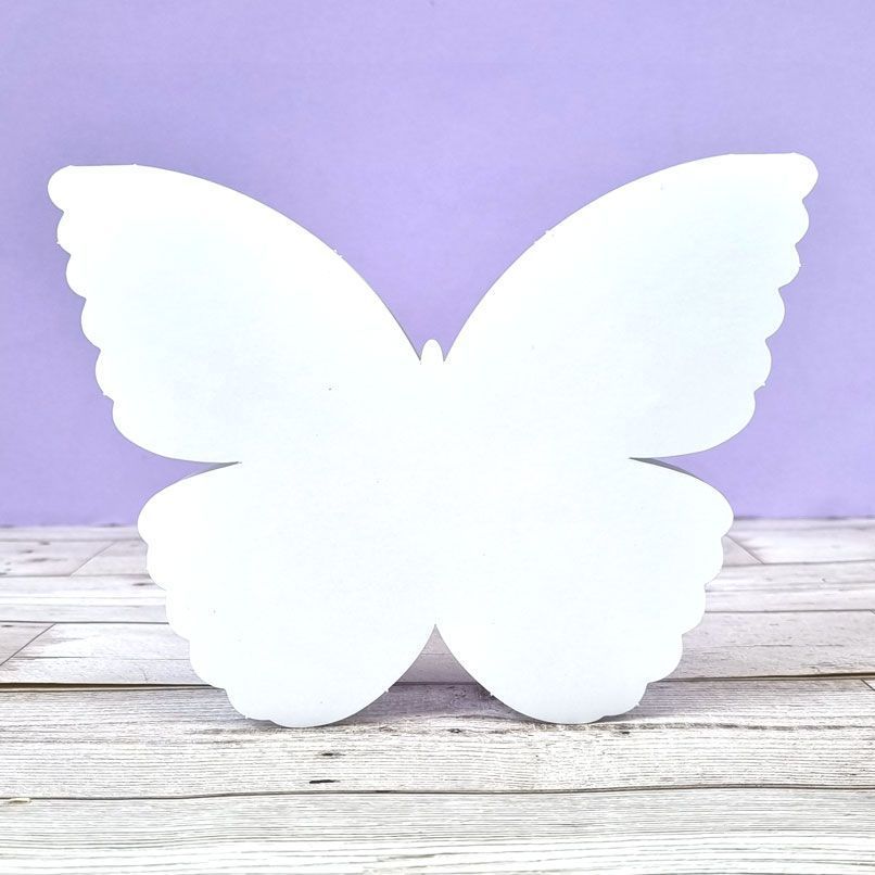 Luxury Shaped Card Blanks & Envelopes - Butterfly