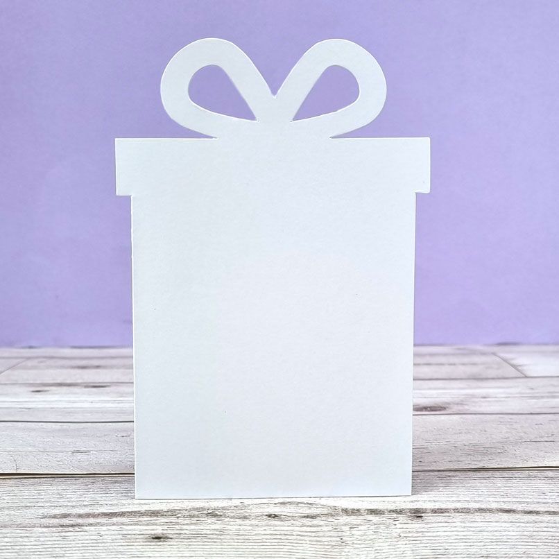 Luxury Shaped Card Blanks & Envelopes - Present