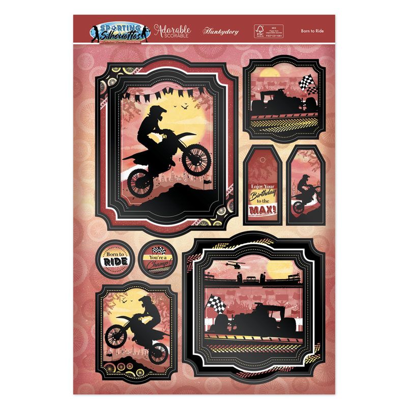 Born To Ride Luxury Topper Set