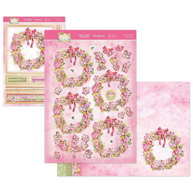 Spring Is In The Air Deco-Large Set - Floral Wreath