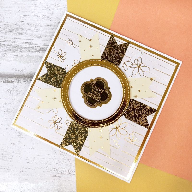 Stickables Self-Adhesive Foiled Sentiments Selection - Essential Colours