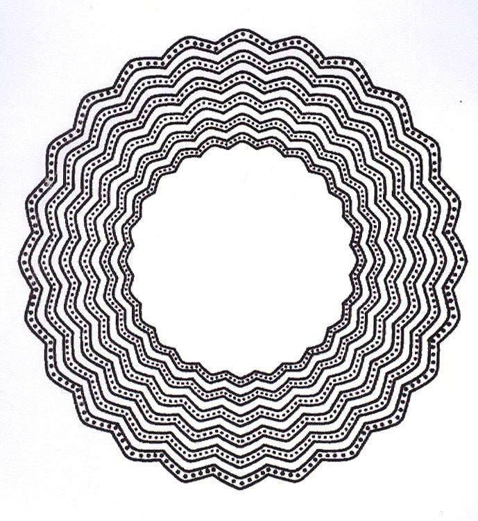 Creative Expressions Stamps  - Juliette Circle