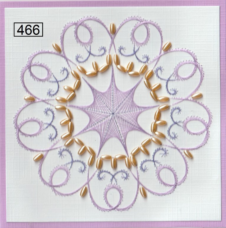 Laura's Design Digital Embroidery Pattern - Center Web Flourish Wreath