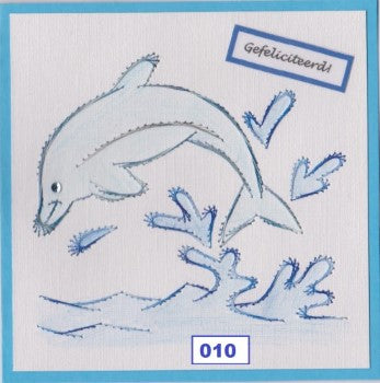 Laura's Design Digital Embroidery Pattern - Dolphin
