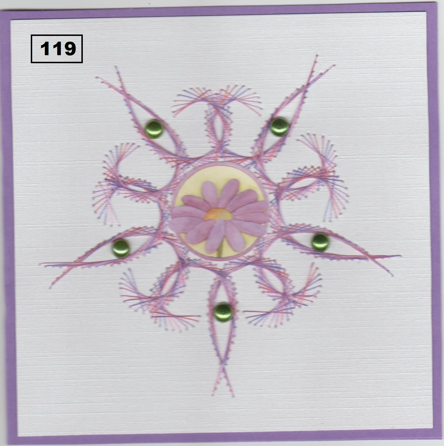 Laura's Design Digital Embroidery Pattern - Curling Flower