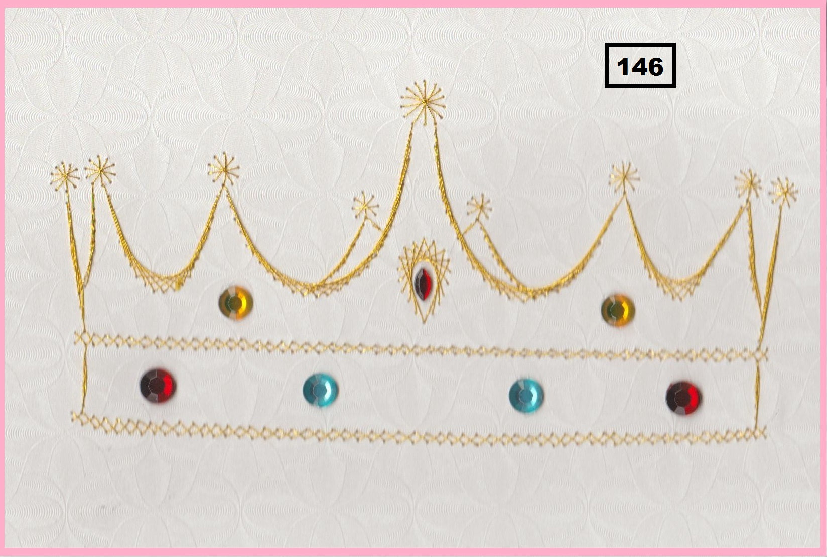 Laura's Design Digital Embroidery Pattern - Crown